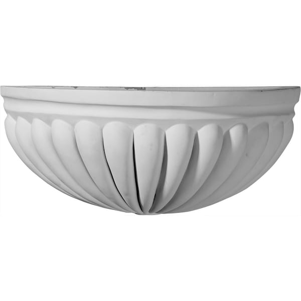 Ekena Millwork 14 1/8"W x 6 7/8"D x 6"H Basin Wall Sconce SCO14X06X06BA - main
